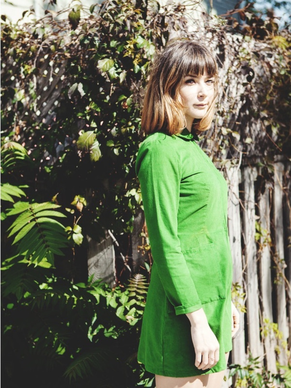 Samantha Pleet Leap Dress in Kelly Green Size 2 - Picture 2 of 9